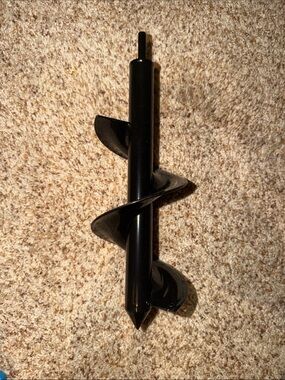 Auger Drill Bit for Planting - 4"X12" Heavy-Duty Garden Auger Spiral Drill Bit